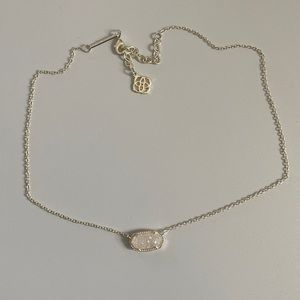 Kendra Scott Elisa Gold Pendant- Iridescent Drusy